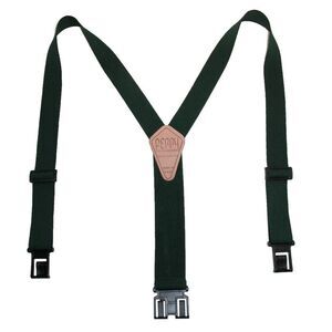 Perry Suspenders Men's Elastic 1.5 Inch Wide Hook End Suspenders